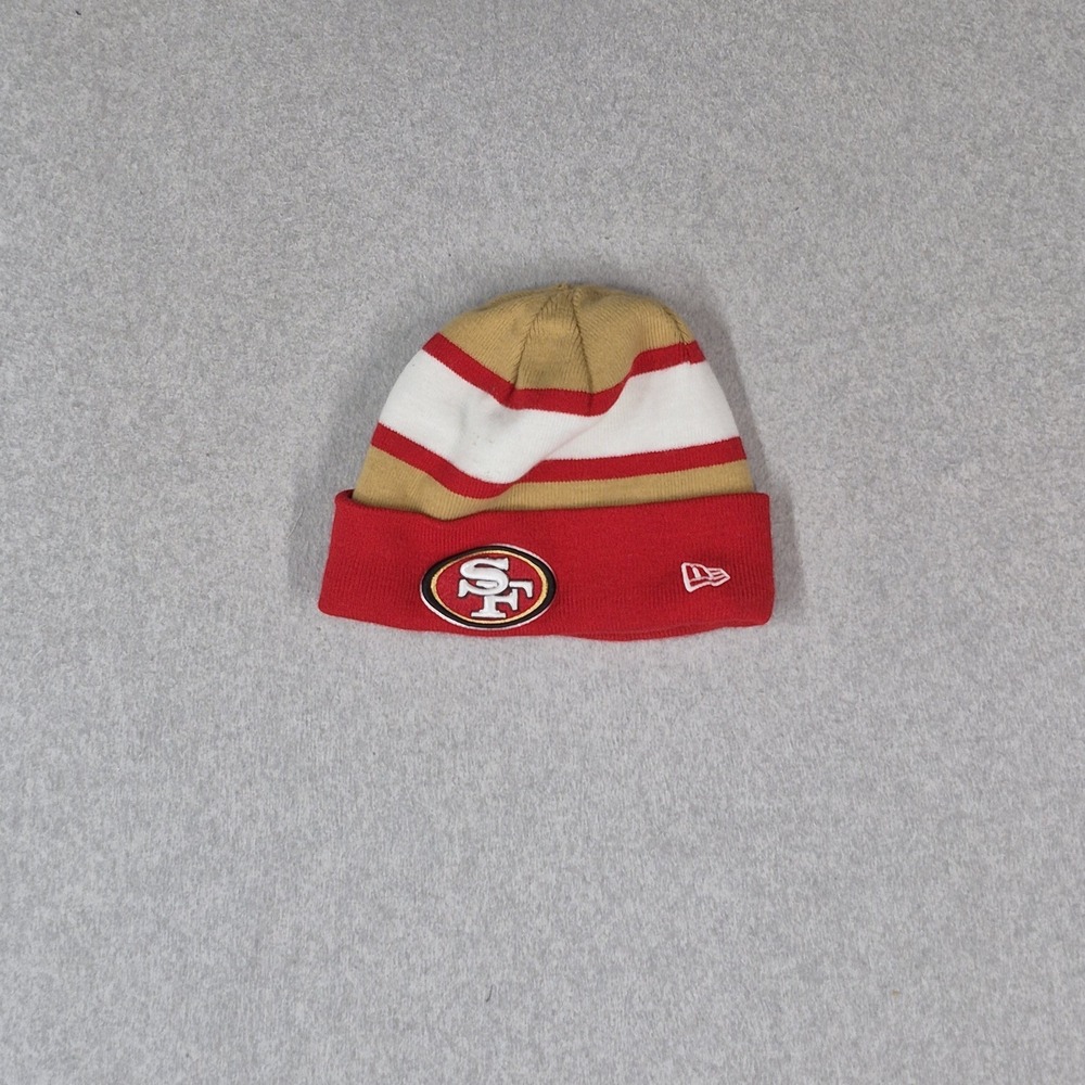 San Francisco 49ers Men Beanie ONE SIZE Red New Era NFL Cuffed Lined